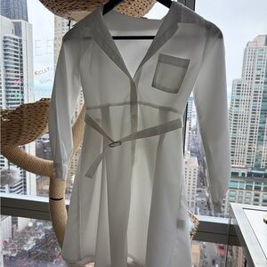 SHEIN White Girls' Shirt with Size Tag